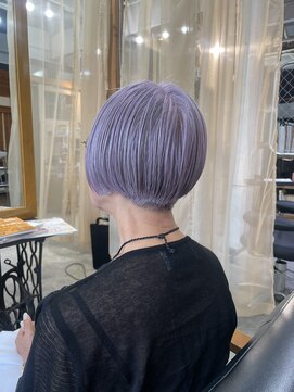 ノマニカ バイ ルレーヴ 池田店(noma-nika by Le reve) ラベンダーグレイのモードショート