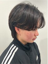 ヒュイル バイ ニアウ(Hwyl by Niau)&nbsp;メンズマッシュセンターパートスパイラルパーマニュアンスパーマ