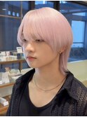 盛岡ダブルカラーハイトーンカラーブロンド顔周りレイヤーカット