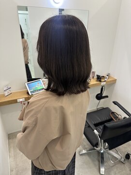 ゴートゥデイ 札幌Nix店(GO TODAY) ボブ+オリーブカラー