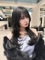 マインバイアフロートギンザ(MYNE by AFLOAT GINZA)&nbsp;小顔バタフライレイヤー×ブルーブラックカラー