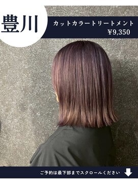 ネリネ(Nerine) 【人気No1】カット+艶カラー+艶トリートメント