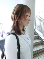 ノラ シブヤ(NORA)&nbsp;★ポイントカラーブロックカラーデザインカラーインナーカラー