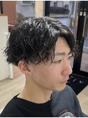 ツイストスパイラルパーマ/メンズパーマ/ケアパーマ/弘前市