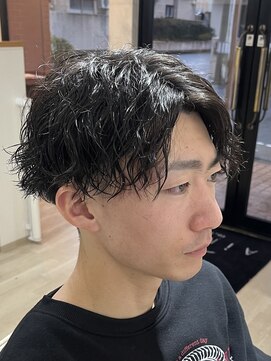 ツイストスパイラルパーマ/メンズパーマ/ケアパーマ/弘前市