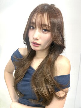 ヴェイン 渋谷(vain) くびれヘア韓国スタイルレイヤーカットシースルーバング