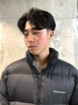 オルカ(ORCA) ニュアンスパーマ/センターパート/毛流れパーマ/今井咲良