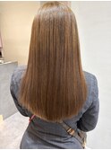 手でザーっと乾かしただけアイロン仕上げで誤魔化さない縮毛矯正