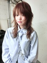 ノラ シブヤ(NORA)&nbsp;★ハッシュカットシャギーレイヤーウルフカットハイレイヤー茶髪