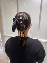 トッカ 高槻店(tocca) 上品ガーリーなリボンヘア