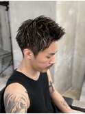 スパイキーショート【立川/理容室/床屋/顔剃り】