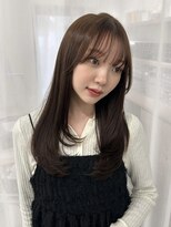 ミニヨン バイ ハピネス 高の原店(mignon by Happiness) レイヤーカット/髪質改善/ブリーチなし/ベージュ/顔まわり