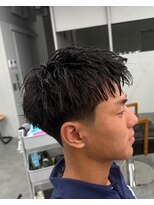 ノーウェイ(NOWAY)&nbsp;ダウンバング【NOWAY】ボックスショートテーパーフェード