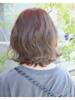 ジョカーレ(giocare)&nbsp;切りっぱなしボブにニュアンス巻き
