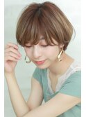 "ゆったり感のある丸みショート"