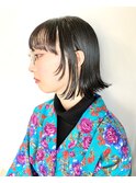 前髪あり外ハネボブレイヤー【DEET 長崎】【長野市 若里】