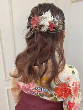 クロップ エス 湘南辻堂(crop es) 【crop es辻堂 藤田】シンプルハーフアップ