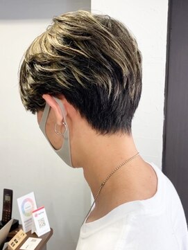 ノラ ウメダ(NORA UMEDA) 【NORA UMEDA 高木】メンズハイライトカラー　メッシュ