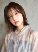 【La fith】ニュアンスカラー×シースルーバング