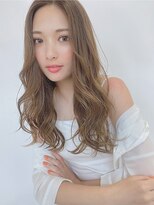 ルービック 奈良(Rubik's)&nbsp;小顔カットニュアンスカール/透明感ベージュ