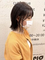 モリオ フロム ロンドン サッポロファクトリー店(morio FROM LONDON)&nbsp;【morio】札幌ボブ　ぱつっと外ハネボブ