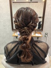 ユッカ エコル 塚口(YUCCA ekolu) 【ekolu ANNA】ヘアアレンジ/編み下ろしヘア/こなれアレンジ
