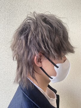 ジェリカ(Jlica) メンズ マッシュウルフ/ミルクティーグレージュ