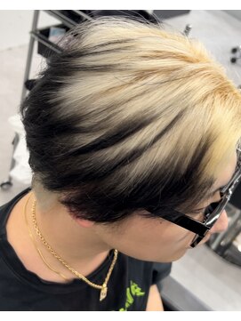 リベル(LIBER) 八王子/八王子駅/裾カラー/ハイトーン/ダブルカラー/メンズ/眉毛