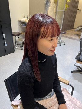 ジョワイユヘアーデザイン(Joyeux) joyeuxボルドーピンク【有本のぞみ】