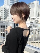 ショートボブ髪型30代40代50代前髪あり前髪なし面長丸顔【荒牧】