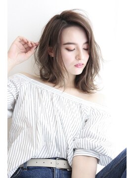 ルー(Luu) お手入れ簡単デジタルパーマ+艶カラー+ベージュ神戸/東灘/住吉