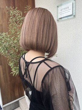 アザー(OTHER) ハイトーンボブ