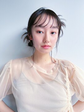 フィーリーカラー 大阪梅田店(feery color) オリーブベージュショートミニボブグレージュブリーチレイヤー