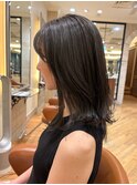 ダークグレージュ ブルージュ 秋冬 髪質改善 寒色カラー 銀座