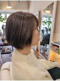 丸みのボブスタイル