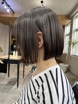 サクラ 岐阜(SAKURA)&nbsp;美髪縮毛矯正で作る切りっぱなしボブ　髪質改善　岐阜美容室