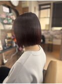 切りっぱなしボブ