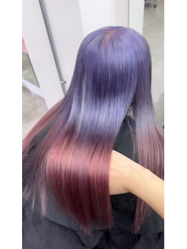 ダズリングディア(Dazzling Deer) パープル/ホワイトパープル/イメチェン