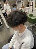 滋賀/南草津/メンズ美容室/波巻きツイストスパイラルパーマ