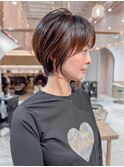 8☆ミニウルフレイヤーカット顔周り前髪韓国ショートボブ錦糸町8