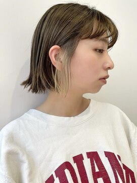 ソト 銀座(soto.) ハイライトカラー/くびれヘア/レイヤーパーマ/ミニボブ[銀座]