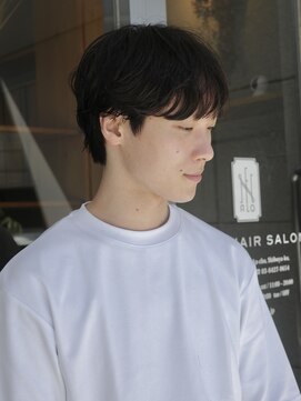 ネロ ヘアサロン 渋谷(NERO HAIR SALON) ニュアンスマッシュパーマシャドウ刈り上げなし【眞下秋歩】