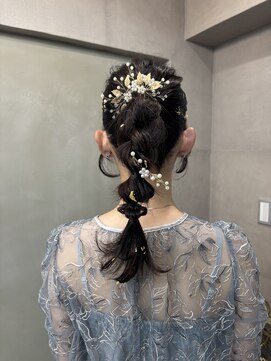 ファビ 渋谷(Fab) くびれヘア/暗めカラー/アプリコットオレンジ/縮毛矯正