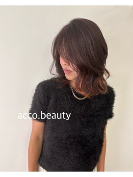 ヘアーアンドメイク アッコ(hair and make acco) ミディアムレイヤー