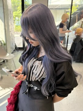 ソル ジングウマエ(SOL JINGUMAE) mayu//くすみブルーグレージュシルバーアッシュブルーグレー