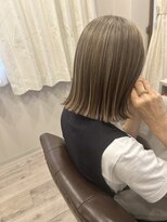 カミノワ(kaminowa)&nbsp;白髪率70%おすすめヘア/神戸/三宮/脱白髪染め/白髪ぼかし/