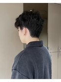 メンズパーマ×マッシュ[恵比寿/レイヤーカット/暖色カラー]