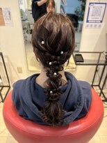 ヘアーリゾートラシックアールプラス(hair resort lachiq R+)&nbsp;お呼ばれポニーテール