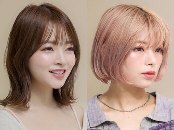 エンタク 新宿(enntaku)の写真/ボブやショートもenntakuにお任せ♪前髪カットやレイヤーで垢抜け*[新宿/新宿駅/レイヤーカット/縮毛矯正]