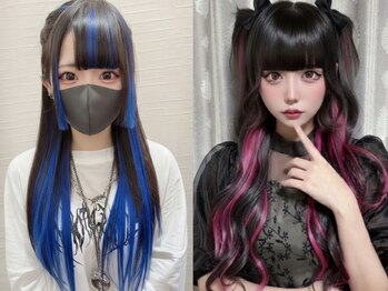 ディーシー 池袋(D.C)の写真/カラー&エクステ同時施術OK【カラー¥4990】【Wカラー¥9990】【綺麗に巻ける最高級エクステ60本¥10990】